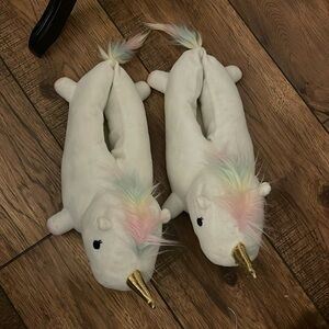 Unicorn house shoes